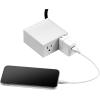 imageBostitch Office Konnect Power Hub Two Outlets Charging Station for Desktop Shallow Tray Top White