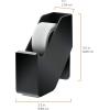 imageBostitch Office Konnect Tape Dispenser with Premium Singlesided Tape Sticks to Desk Black KTTAPEBLKBlack