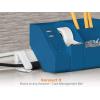 imageBostitch Office Konnect USB Charging Phone Stand Vertical or Horizontal Docking White KTPHONEWHITEBlue