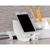 imageBostitch Office Konnect USB Charging Phone Stand Vertical or Horizontal Docking White KTPHONEWHITEWhite