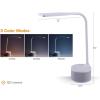 imageBostitch Office LED Dimmable Desk Lamp with Bluetooth Speaker ampamp USB Port Energy Efficient 55W Natural Daylight White VLED1817WHITEBOS