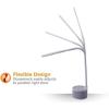 imageBostitch Office LED Dimmable Desk Lamp with Bluetooth Speaker ampamp USB Port Energy Efficient 55W Natural Daylight White VLED1817WHITEBOS