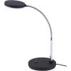 imageBostitch Office LED Metal Gooseneck Desk Lamp Flicker Free Adjustable Head VLED1800BK Black