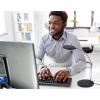 imageBostitch Office LED Metal Gooseneck Desk Lamp Flicker Free Adjustable Head VLED1800BK Black