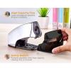 imageBostitch Office Personal Electric Pencil Sharpener Powerful StallFree Motor High Capacity Shavings Tray 7yr Warranty Navy Blue EPS4KTBLUEChrome