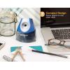 imageBostitch Office Personal Electric Pencil Sharpener Powerful StallFree Motor High Capacity Shavings Tray 7yr Warranty Navy Blue EPS4KTBLUEDark Blue