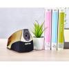 imageBostitch Office Personal Electric Pencil Sharpener Powerful StallFree Motor High Capacity Shavings Tray 7yr Warranty Navy Blue EPS4KTBLUEGold Chrome