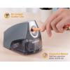 imageBostitch Office Personal Electric Pencil Sharpener Powerful StallFree Motor High Capacity Shavings Tray Gray EPS4KTGRAYGray