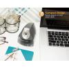 imageBostitch Office Personal Electric Pencil Sharpener Powerful StallFree Motor High Capacity Shavings Tray Gray EPS4KTGRAYGray