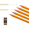 imageBostitch Office Premium 2 Pencils American Cedar Wood PreSharpened HB Graphite 144Pack12 Pack