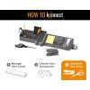 imageBostitch Office Premium 3 Hole Punch 12 Sheet Capacity Metal Rubber Base EasyClean Tray SilverGray