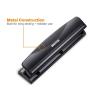 imageBostitch Office Premium 3 Hole Punch 12 Sheet Capacity Metal Rubber Base EasyClean Tray White KTHP12WHITEBlack
