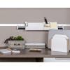 imageBostitch Office Premium 3 Hole Punch 12 Sheet Capacity Metal Rubber Base EasyClean Tray White KTHP12WHITEWhite