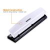 imageBostitch Office Premium 3 Hole Punch 12 Sheet Capacity Metal Rubber Base EasyClean Tray White KTHP12WHITEWhite