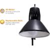 imageBostitch Office VLF100 LED Swing Arm Desk Lamp with Clamp Mount 36quot Reach Includes LED BulbBlack36 Reach