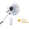 imageBostitch Office VLF100 LED Swing Arm Desk Lamp with Clamp Mount 36quot Reach Includes LED BulbBlackClamp