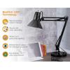 imageBostitch Office VLF100 LED Swing Arm Desk Lamp with Clamp Mount 36quot Reach Includes LED BulbBlackDesk