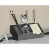 imageBostitch Office Wide Pencil Holder Desk Organizer Removable Lid ampamp Dividers Gray KTWCUPGray
