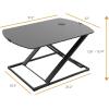 imageBostitch Office Wooden Monitor Stand with Wireless Charging Pad Drawer for Storage Adjustable Height Riser Includes Removable NonSkid Rubber Feet  Wood Grain and White STND2408WHSitStand