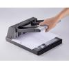 imageBostitch Office Xtreme Duty Adjustable 23 Hole Punch 130 Sheet Capacity Heavy Duty Steel SilverBlack 03200