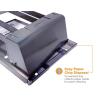 imageBostitch Office Xtreme Duty Adjustable 23 Hole Punch 130 Sheet Capacity Heavy Duty Steel SilverBlack 03200