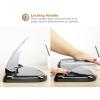 imageBostitch Office inPRESS 12 Reduced Effort ThreeHole Punch SilverBlack 210140 Sheet Black