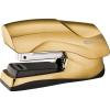 imageBostitch Office Heavy Duty Stapler 40 Sheet Capacity No Jam Half Strip Fits into the Palm of Your Hand For Classroom Office or Desk GrayGold Chrome
