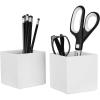 imageBostitch Office Konnect Pencil Cup Desk Organizer Pen Cup 2Pack White