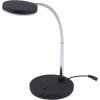 imageBostitch Office LED Metal Gooseneck Desk Lamp Flicker Free Adjustable Head VLED1800BK Black