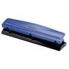 imageBostitch Office Premium 3 Hole Punch 12 Sheet Capacity Metal Rubber Base EasyClean Tray SilverBlue