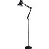 imageBostitch Office VLF100 LED Swing Arm Desk Lamp with Clamp Mount 36quot Reach Includes LED BulbBlackFloor