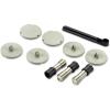 imageBostitch Office Xtreme Duty Adjustable Hole Punch Replacement Heads ampamp Disc Kit 03203 SilverReplacement Punch Heads