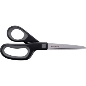 imageBostitch 8 Inch AllPurpose Ergonomic Scissors White KTSCI8ESTGRAY