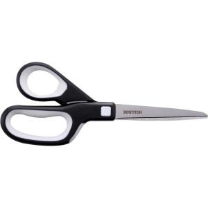 imageBostitch 8 Inch AllPurpose Ergonomic Scissors White KTSCI8ESTWHITE