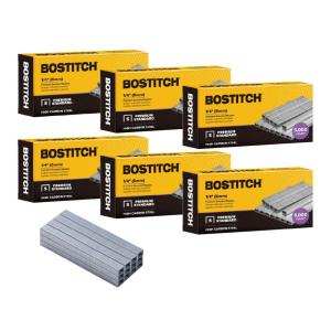 imageBostitch Office 30000 Standard Staples 14quot Length Full Strip Staples 210Strip 5000 Per Box 6Pack6Pack