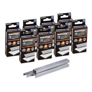 imageBostitch Office 30000 Standard Staples 14quot Length Full Strip Staples 210Strip 5000 Per Box 6Pack8Pack