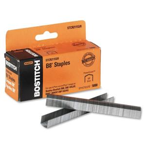 imageBostitch Office B8 PowerCrown Staples 0375 Inch Leg 45 Sheet Capacity 5000 Per Box STCR211538 Silver38  5 000 Staples