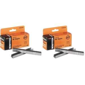 imageBostitch Office B8 PowerCrown Staples 0375 Inch Leg 45 Sheet Capacity 5000 Per Box STCR211538 Silver38  5 000 Staples Pack of 2