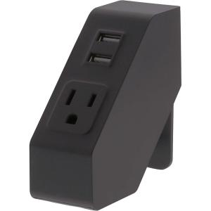 imageBostitch Office Bostitch Konnect Desktop Power Hub with 2 USB ampamp Outlet Phone Charger  Compatible with iPhone Android iPad Tablets and More KTPOWERBLKBlack