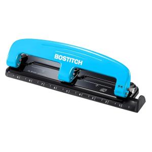 imageBostitch Office EZ Squeeze Reduced Effort 3Hole Punch 12 Sheets Blue 2103Blue