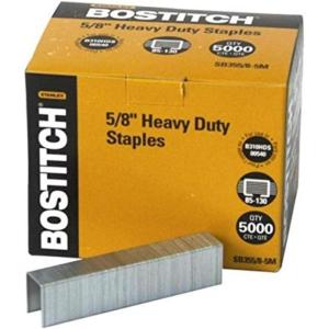 imageBostitch Office Heavy Duty Premium Staples 58quot  5000 Staples for 85130 Sheets
