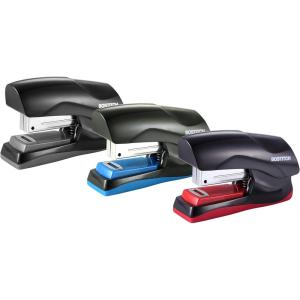 imageBostitch Office Heavy Duty Stapler 40 Sheet Capacity No Jam Half Strip Fits into the Palm of Your Hand For Classroom Office or Desk GrayAssorted