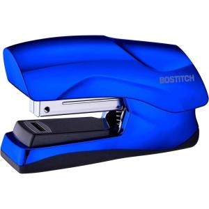imageBostitch Office Heavy Duty Stapler 40 Sheet Capacity No Jam Half Strip Fits into the Palm of Your Hand For Classroom Office or Desk GrayMetallic Blue