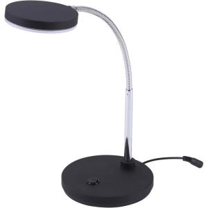 imageBostitch Office LED Metal Gooseneck Desk Lamp Flicker Free Adjustable Head VLED1800BK Black