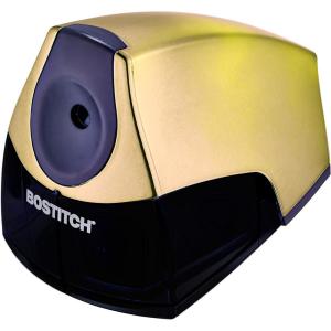 imageBostitch Office Personal Electric Pencil Sharpener Powerful StallFree Motor High Capacity Shavings Tray 7yr Warranty Navy Blue EPS4KTBLUEGold Chrome