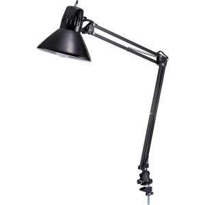 imageBostitch Office VLF100 LED Swing Arm Desk Lamp with Clamp Mount 36quot Reach Includes LED BulbBlack36 Reach