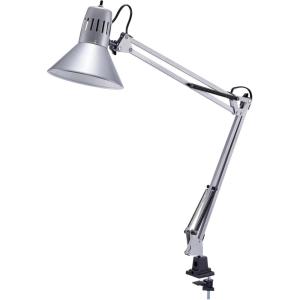 imageBostitch Office VLF100 LED Swing Arm Desk Lamp with Clamp Mount 36quot Reach Includes LED BulbBlackClamp