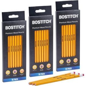 imageBostitch Premium 2 Pencils Premium Wood Unsharpened HB Graphite 30Count