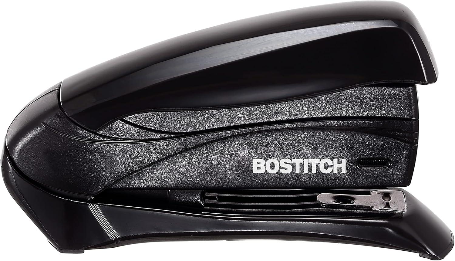 imageBostitch Office Inspire 15 Sheet Stapler  One Finger No Effort Spring Powered Stapler  Assorted Colors No Color Choice 1491Black