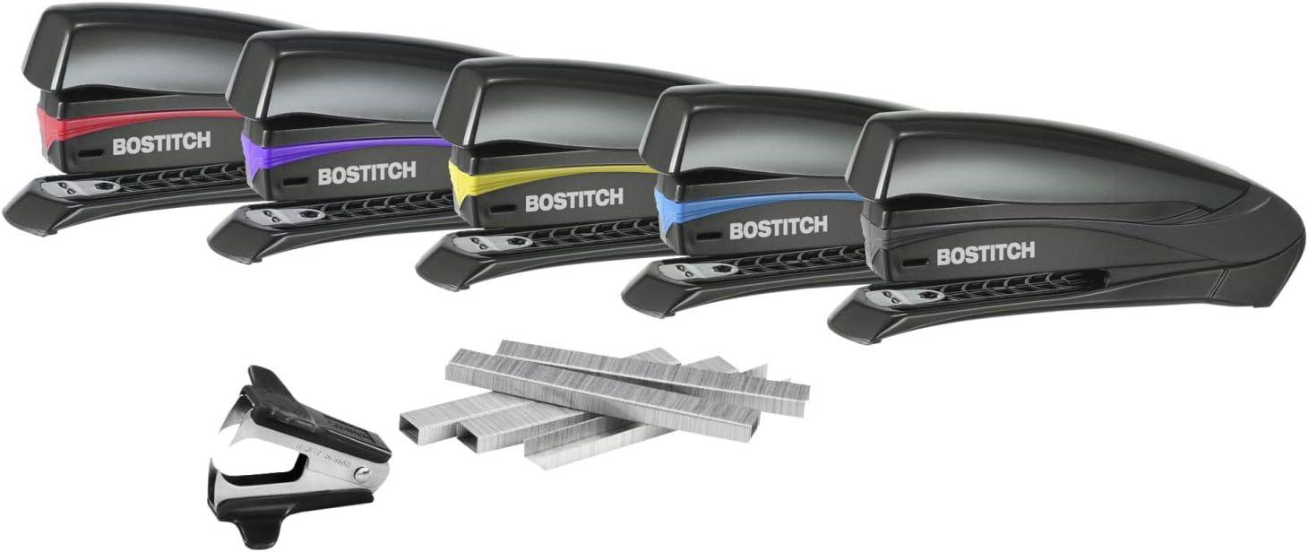 imageBostitch Office Inspire 20 Sheet Stapler  One Finger No Effort Spring Powered Stapler  Black 1423Assorted Colors